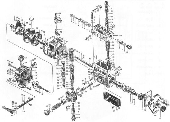 495AG ডিজেল ইঞ্জিনের খুচরা যন্ত্রাংশ - জ্বালানী ইনজেকশন পাম্প - 495A-30000