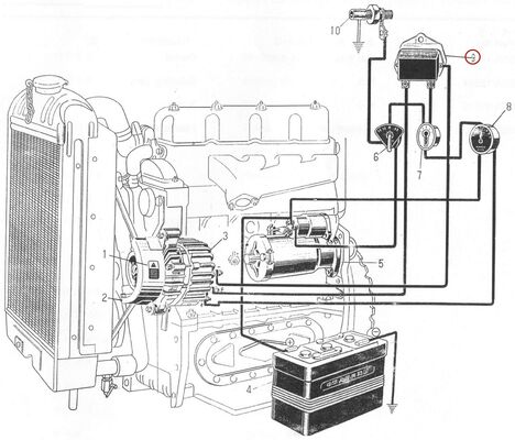 495AG ডিজেল ইঞ্জিনের খুচরা যন্ত্রাংশ - নিয়ন্ত্রক - 495A-29000